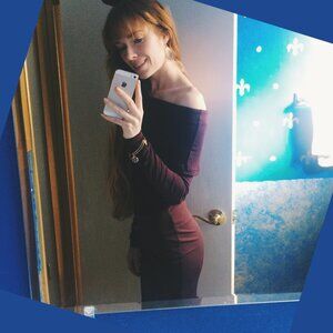 Burgundy Bardot Dress With Side Slits